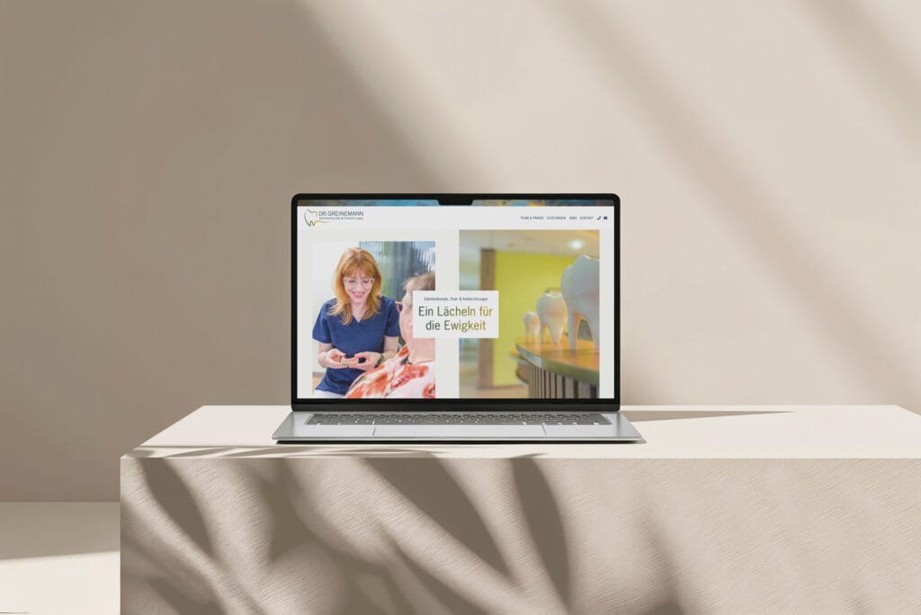 Zahnarztpraxis Greinemann Website